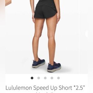 Lululemon Athletica Black Athletic Shorts